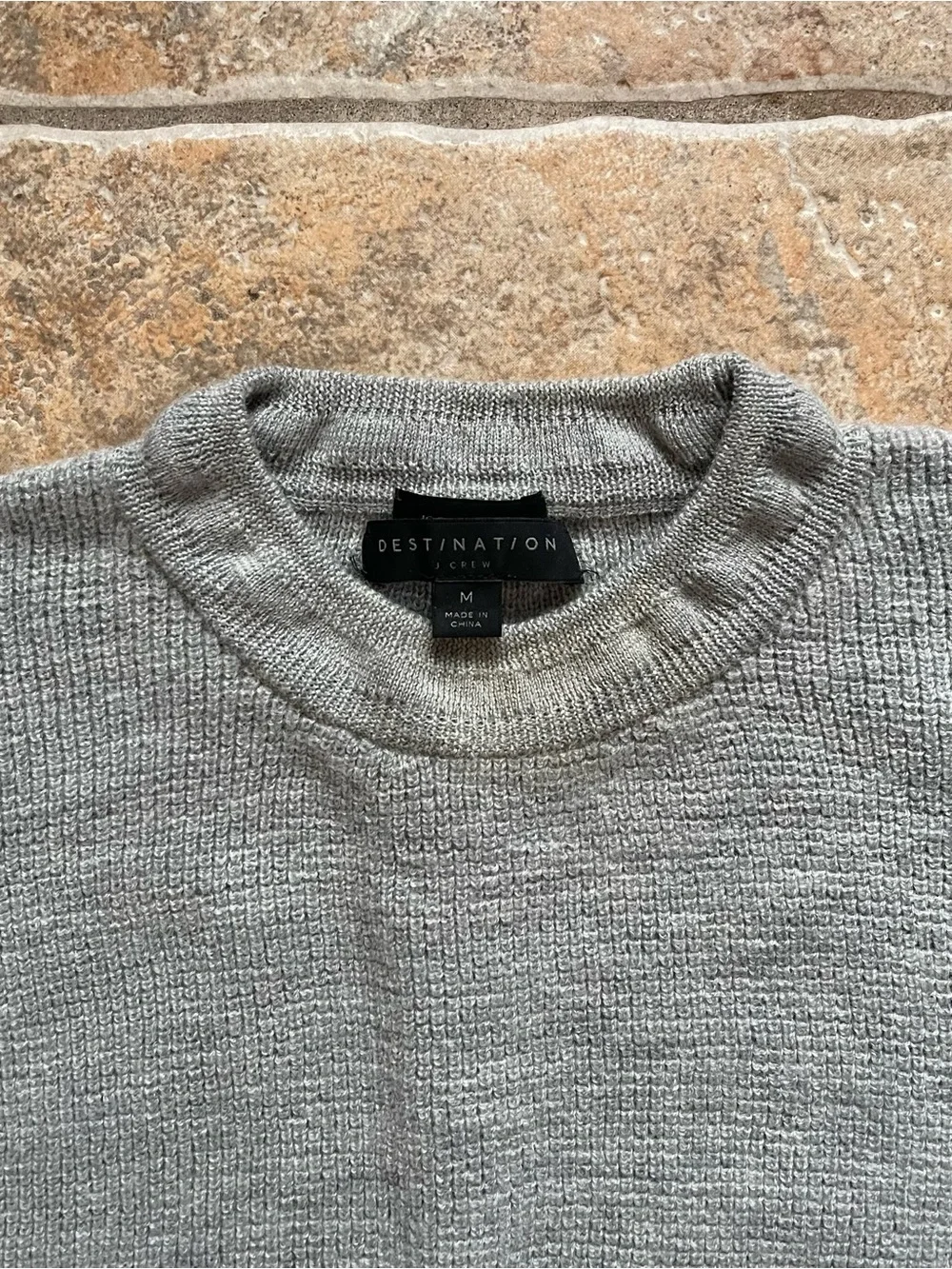J. Crew Men’s Destination Merino Wool Waffle Sweater